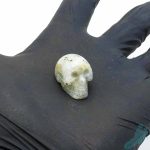 Labradorite Small Polished Stone Skull 1