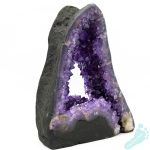 AAA Grade Amethyst Quartz with Goethite and Calcite Cathedral