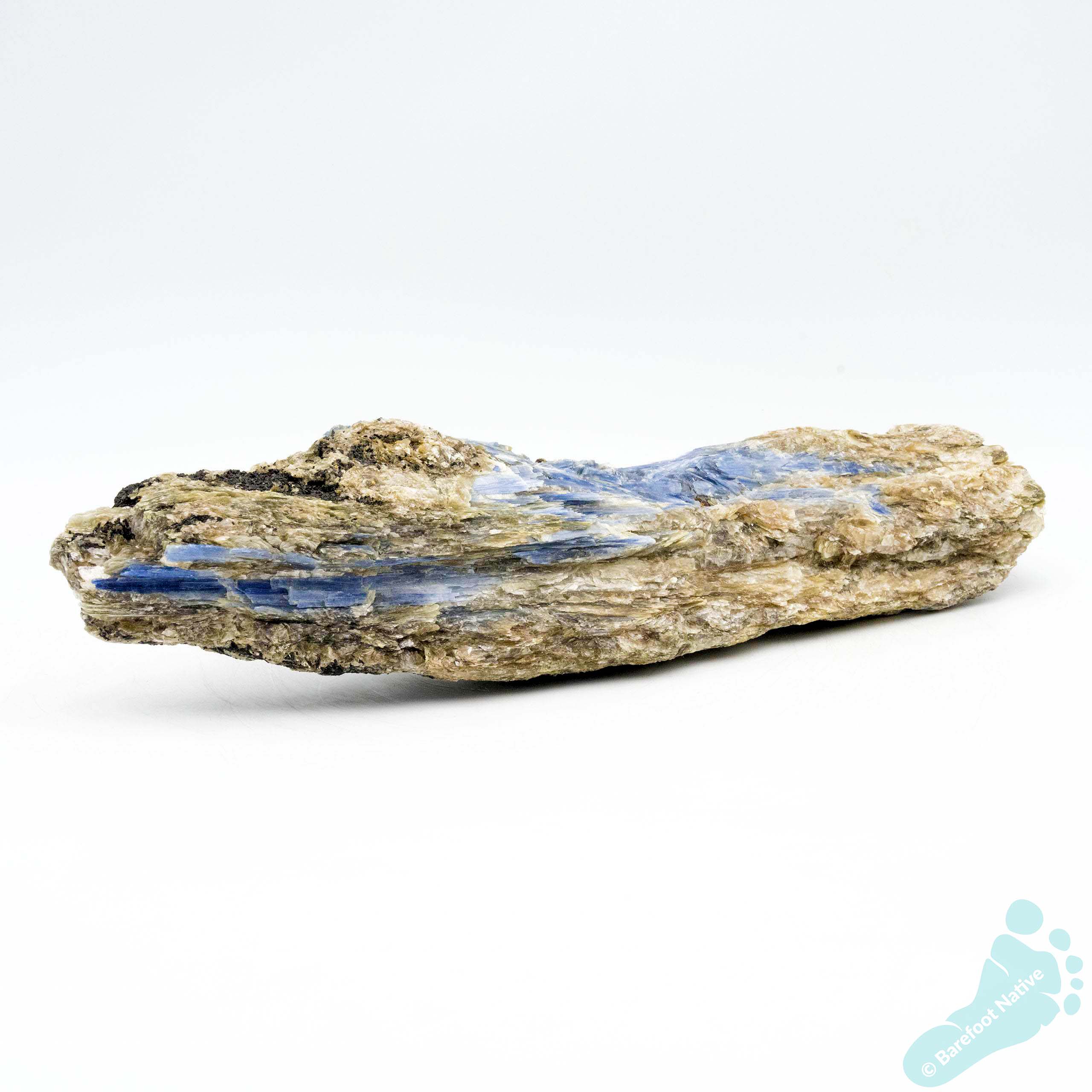 Blue Kyanite with Biotite and Muscovite Mica Crystals Cluster