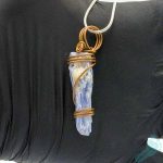 Copper Wire Wrapped Pendant with Choice of Stone