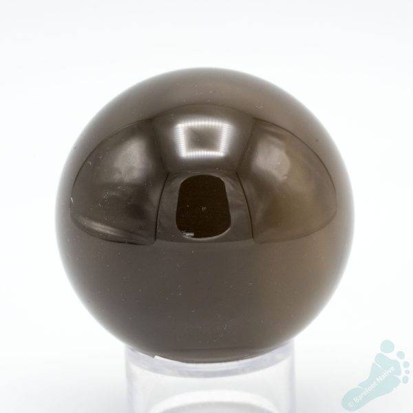 72mm - AAA Grade Natural Smoky Quartz Sphere